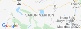 Sakon Nakhon map